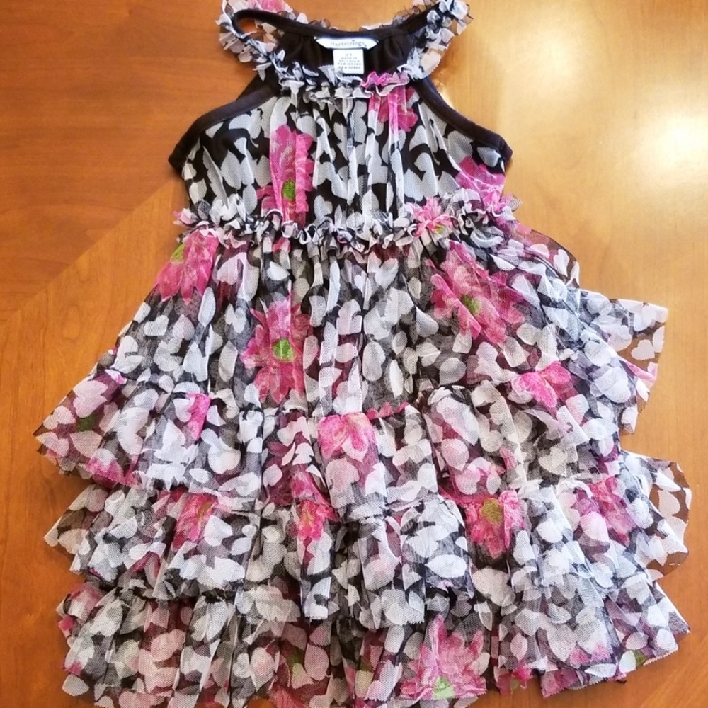 Heartstrings ruffle dress